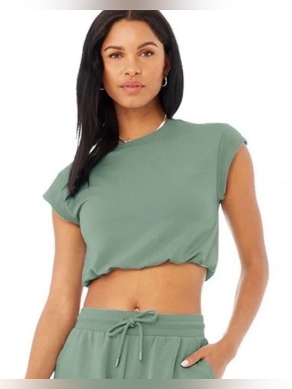 Alo Dreamy Crop Short Sleeve